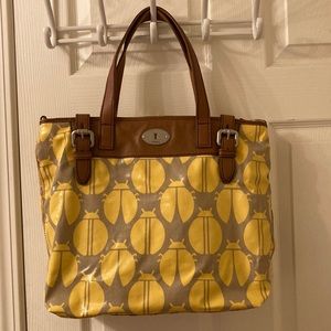 Fossil Ladybug Tote Bag